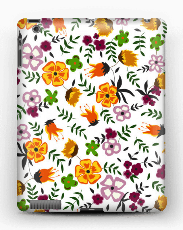 Summer Flowers Case Ipad 4/3/2 - Wildflower (637x800), Png Download