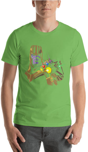 Thanos Infinity Stones Short Sleeve Unisex T Shirt - T-shirt (600x600), Png Download