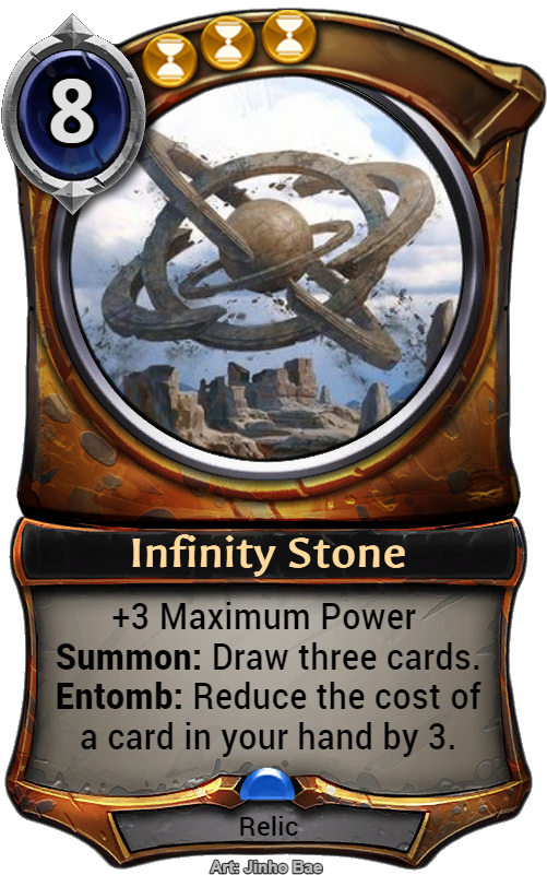 Infinity Stone - Sea Of Teeth (536x847), Png Download