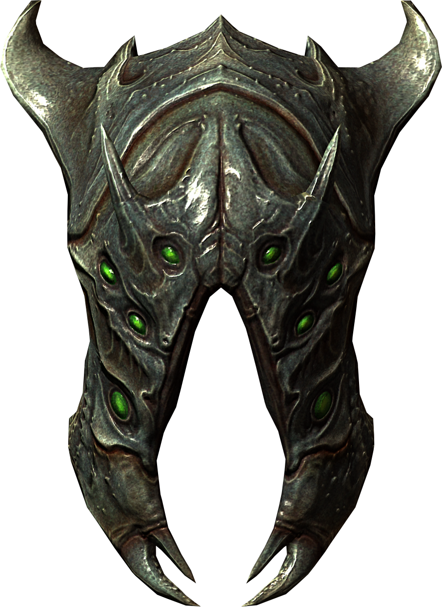 [ Img] - Skyrim Falmer Helmet (906x1243), Png Download