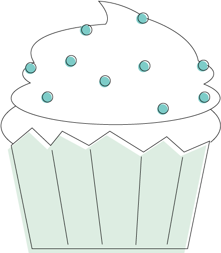 Large-cupcakes - Cupcake (600x600), Png Download