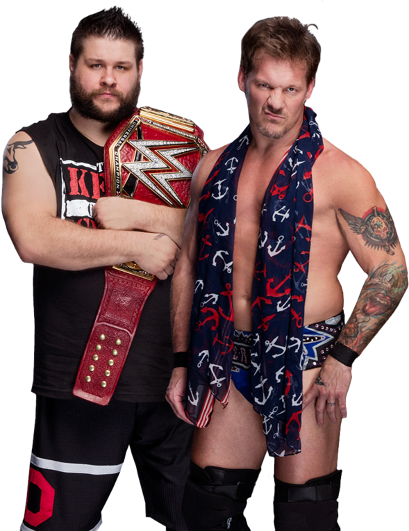 Kevin Owens And Chris Jericho Universal Champion By - Team Raw Survivor Series 2016 (600x763), Png Download