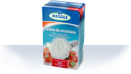Whipping Cream 30 % Fat - Meggle Cream (500x341), Png Download