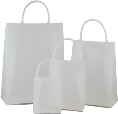 Rope Handle Shopping Bag - Plastic Shopping Bags Png (400x389), Png Download