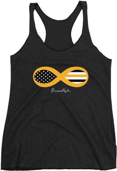 Thin Gold Line Forever Tank Top - Disney Locals Womans Racerback Tank - Purple Rush (600x600), Png Download