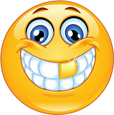 Smiley Png - Emoji With Big Smile (719x720), Png Download