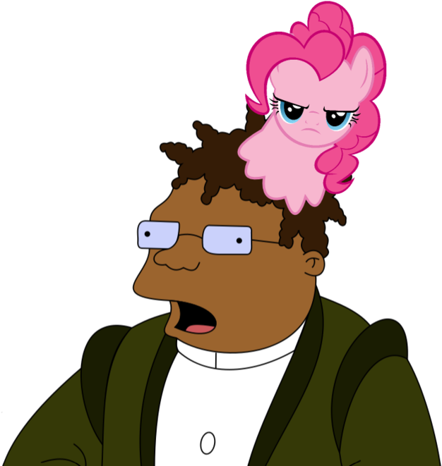Hermes Conrad Leela Zoidberg Hair Face Man Facial Expression - Hermes Futurama Brain Slug (680x701), Png Download