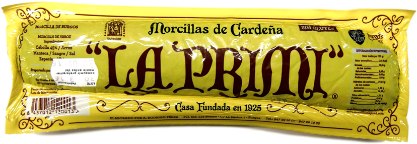 Morcilla De Burgos - Blood Sausage (1000x750), Png Download
