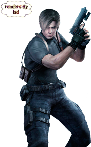 Kennedy Transparent - Resident Evil 4 (400x576), Png Download