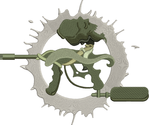 Scary Paintball Gun Large - Illustration (495x415), Png Download