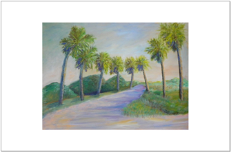 Dirt Road In Marineland, Fl Poster By Patty Weeks - Dirt Road In Marineland, Fl Throw Blanket (350x350), Png Download