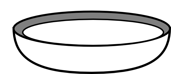 Spaghetti Clipart Big - Dish In Black And White (600x269), Png Download