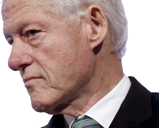 Bill Clinton Png - Hillary After Losing The Election (520x420), Png Download
