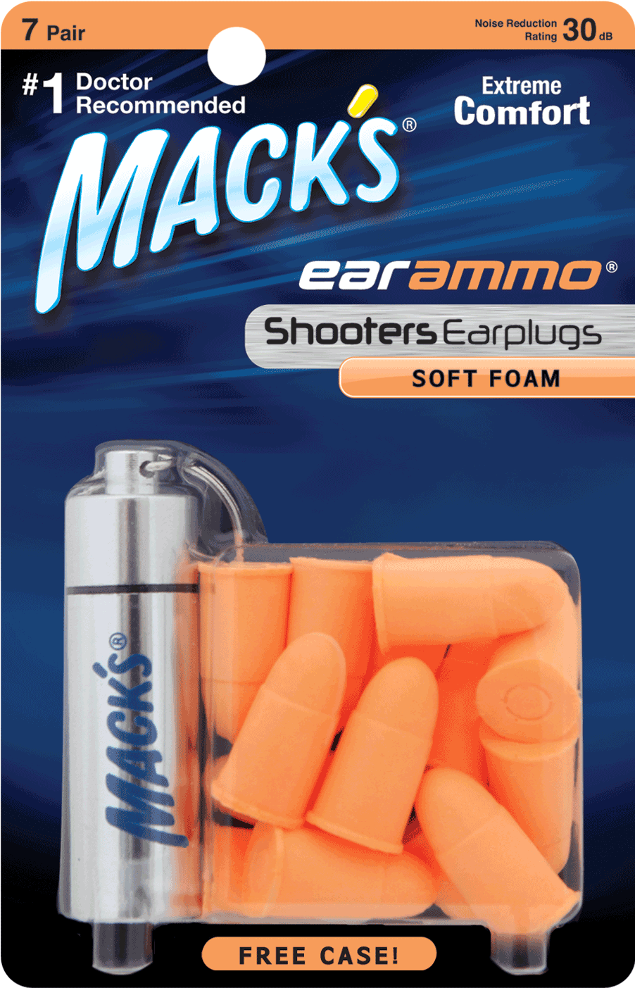 Shooting Ear Plugs 7 Pair - Mack's Ear Ammo (1500x1500), Png Download