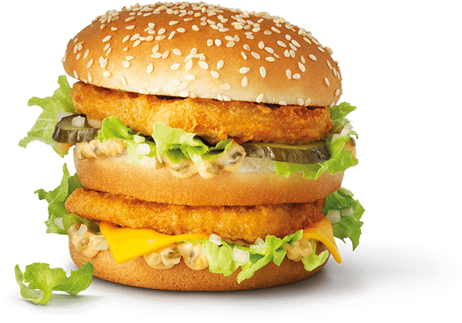 Chicken Big Mac - Big Chicken Mcdonalds (800x596), Png Download