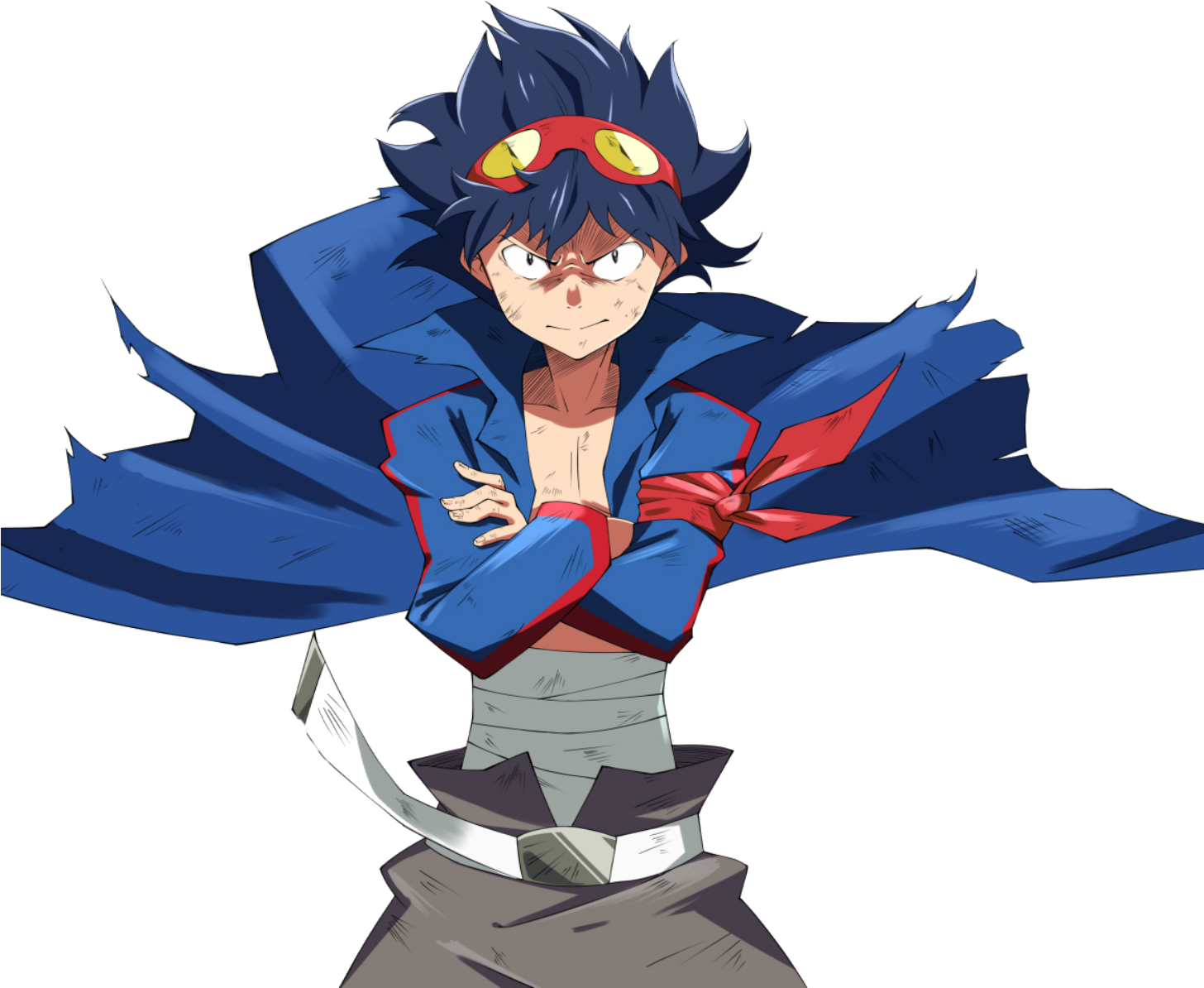 Simon The Digger, The Leader Of Team Dai-gurren (1455x1207), Png Download