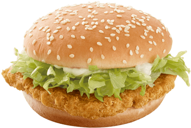 Mcchicken - Chicken Crisp Sandwich Burger King (435x320), Png Download