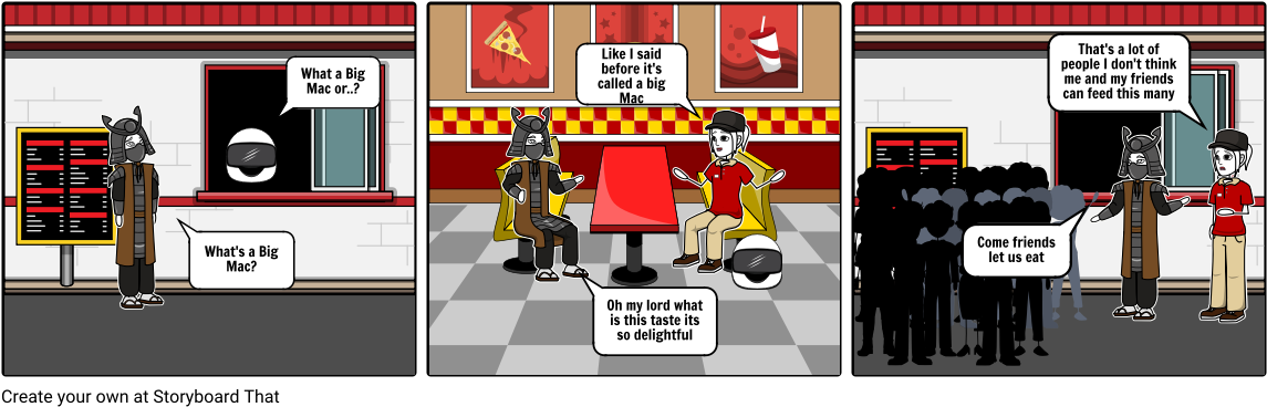 The Adventures Of The Samurai - Cartoon (1164x385), Png Download
