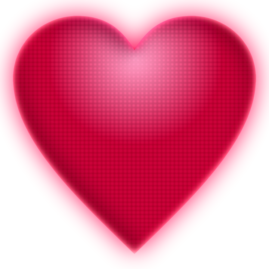 Glowing Heart By Gautamdas1992 On Deviantart Clip Black - Glowing Heart Png (894x894), Png Download