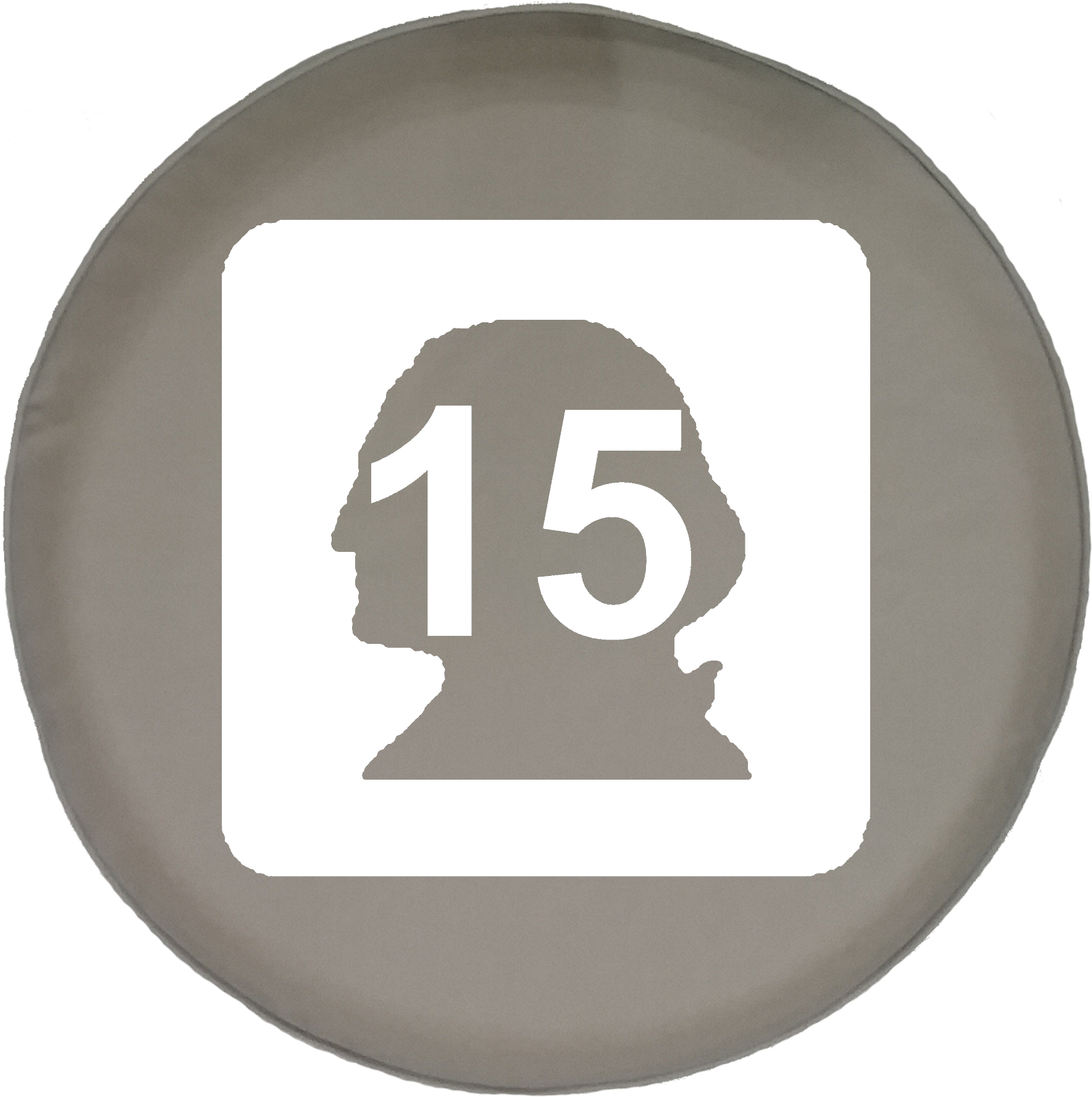 Washington State Route Highway 15 Scenic Road Sign - Race Car Numbers (1768x1777), Png Download