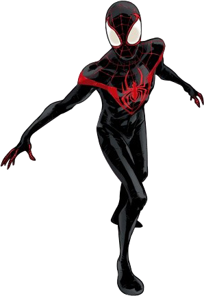 Miles Morales 0006 - Ultimate Spiderman Miles Morales Suit (298x433), Png Download