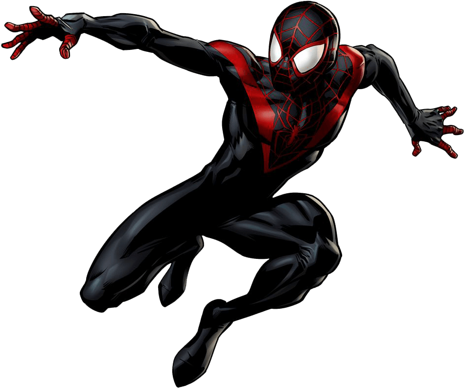 Miles Morales - Imagenes De Spiderman Miles Morales (1000x893), Png Download