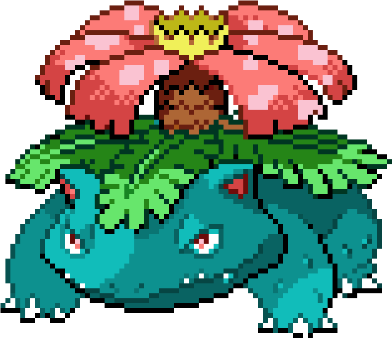 Venusaur - Pokemon Pixel Art Venusaur (1160x710), Png Download