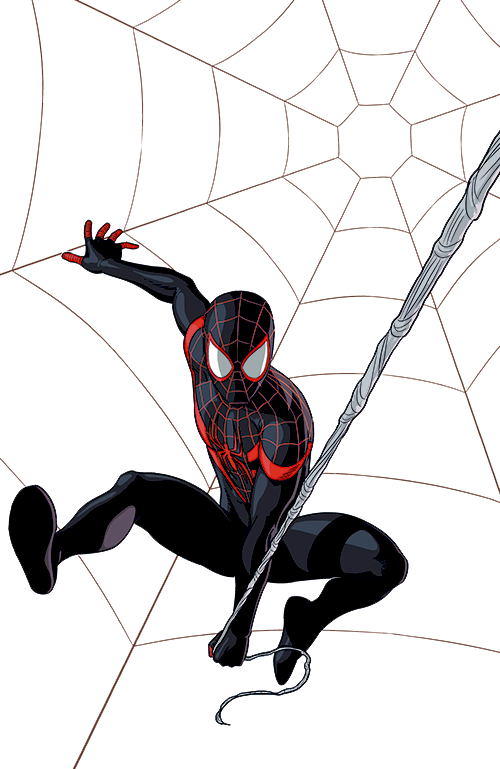 Man Miles Morales Clipart - Chris Samnee Miles Morales (500x769), Png Download