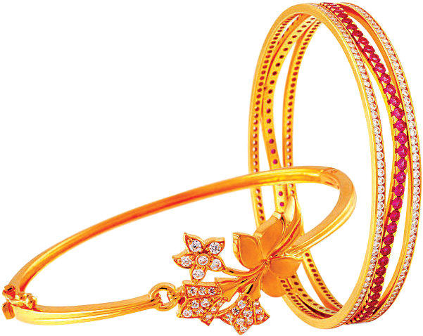 Download Png Images - Gold Bangle Background Tranprante (845x719), Png Download