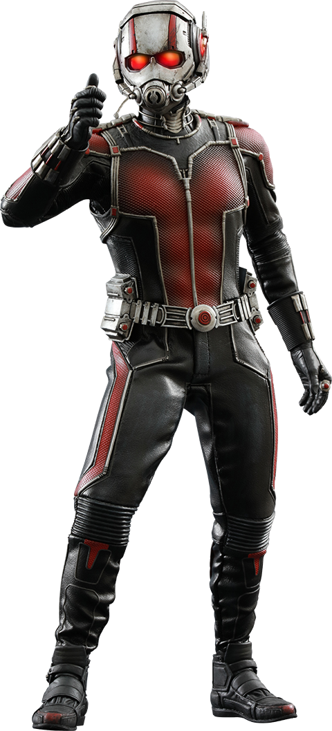 Ant-man - Hot Toys Marvel Ant-man 1:6 Scale Figure (480x1057), Png Download