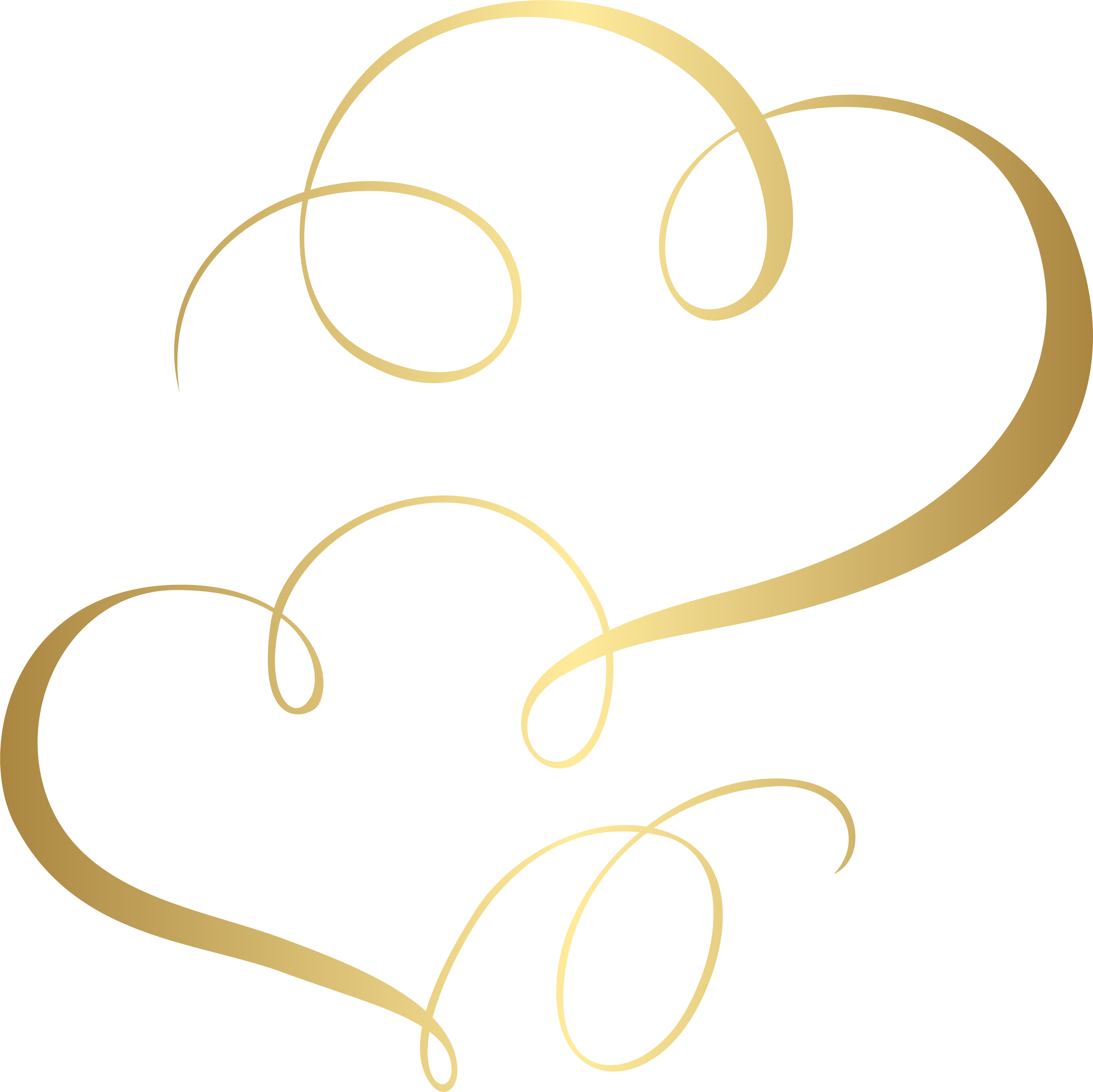 Two Hearts Png (8000x7992), Png Download