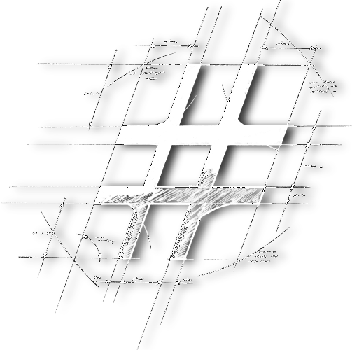 41 140848 Logo Hashtag Territoiredigital Blanc Fond - Diagram (503x500), Png Download