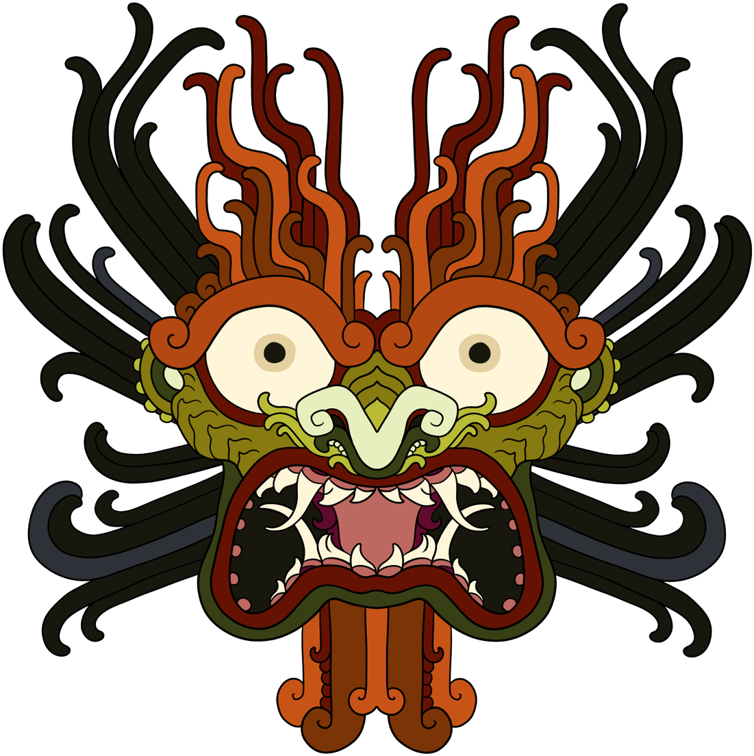 Aku, From Samurai Jack Tattoo Commission - Aku Samurai Jack Tattoo (500x505), Png Download