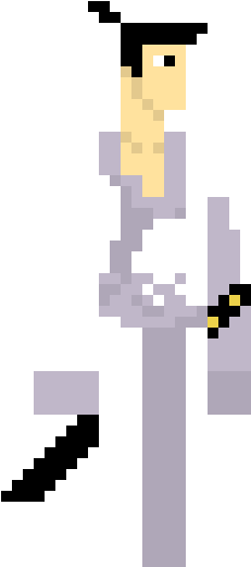 Samurai Jack - Samurai Jack Pixel Art (300x560), Png Download