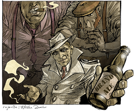 Bigfoot Brewery - Band Ale - Illustration (463x382), Png Download