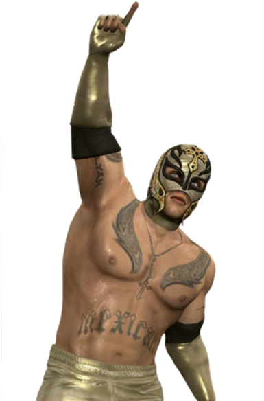 Rey Mysterio Sdvr 2010 - Rey Mysterio 2010 (384x600), Png Download