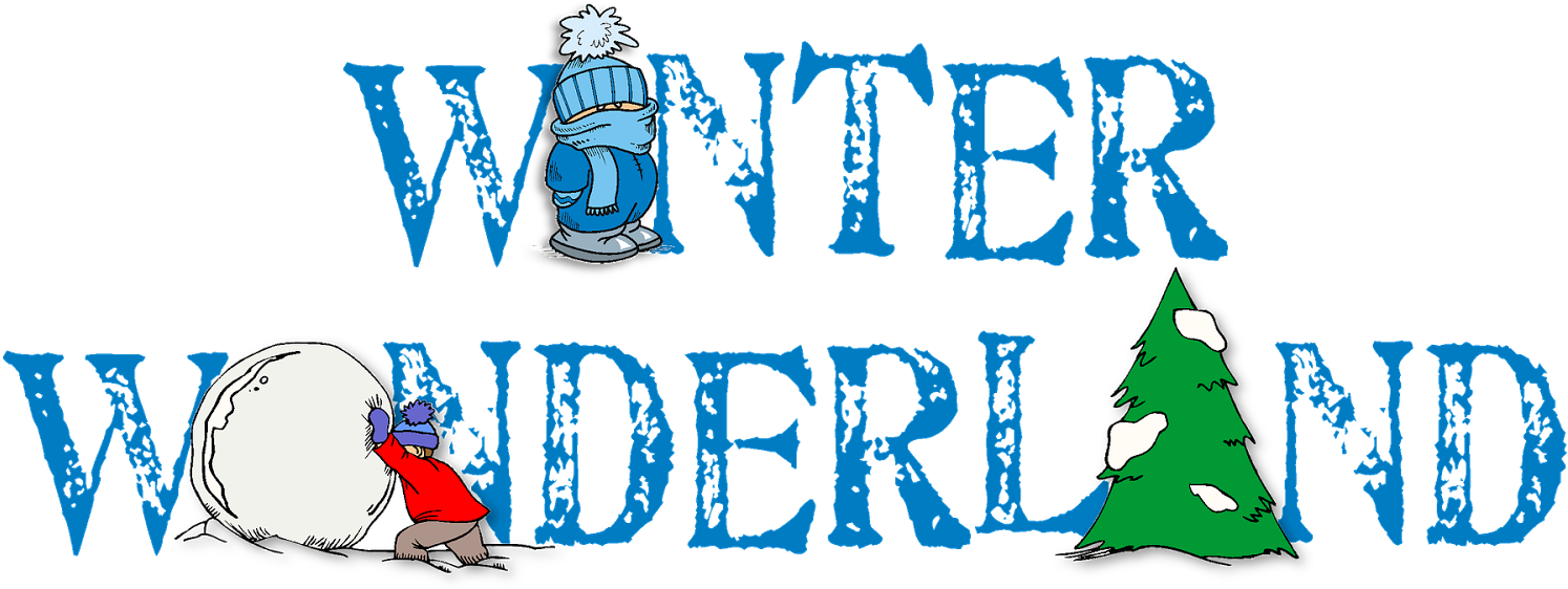 Snow Monsters Or Snow Make-believe - Winter Wonderland Clear Background (1600x594), Png Download