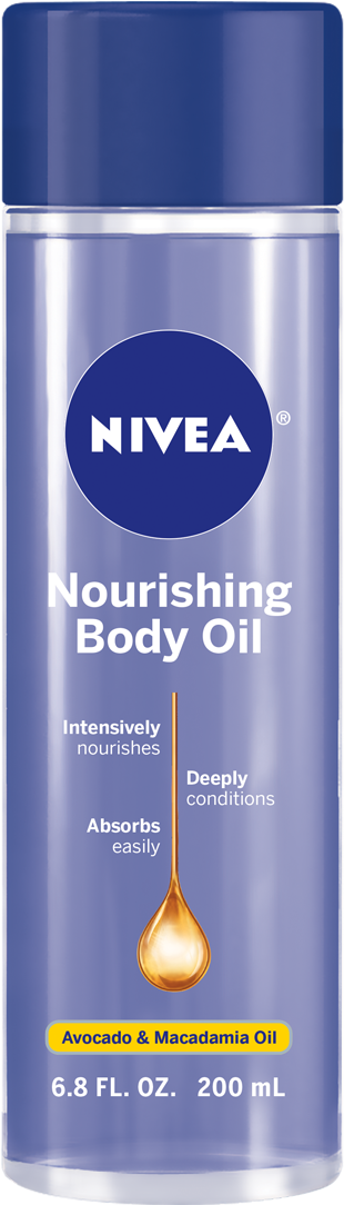 Body Care - Nivea Nourishing Body Oil (1010x1180), Png Download