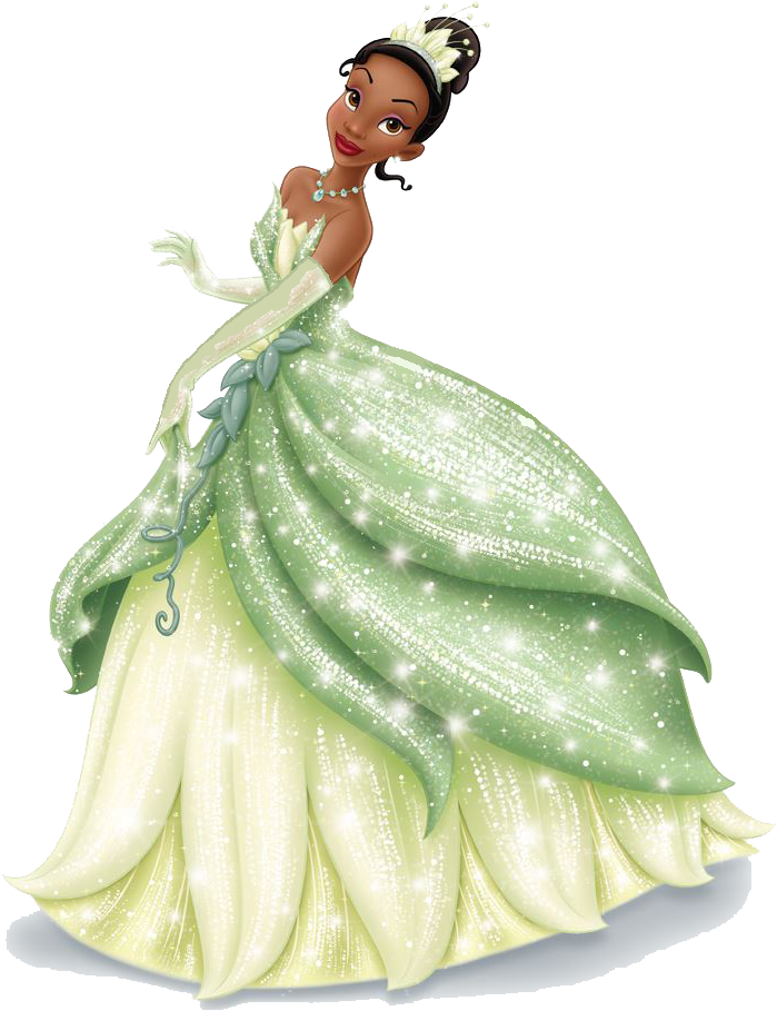 Tiana - Tiara Princess And The Frog (744x960), Png Download