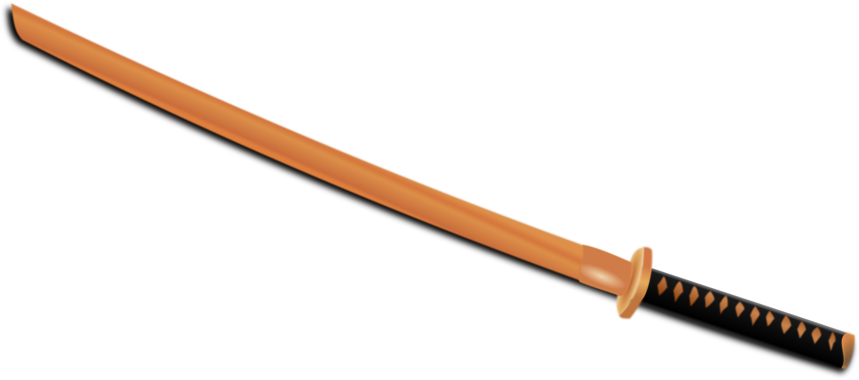 Svg Free Download Japanese Katana Free Commercial Clipart - Espada De Samurai Png (768x340), Png Download