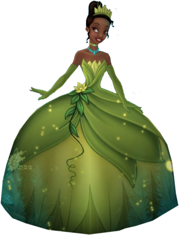 Disney Princesses - Png Princess Tiana Clipart (327x400), Png Download