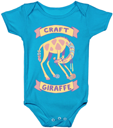Craft Giraffe Baby Onesy - Star Trek Baby Cloth (484x484), Png Download