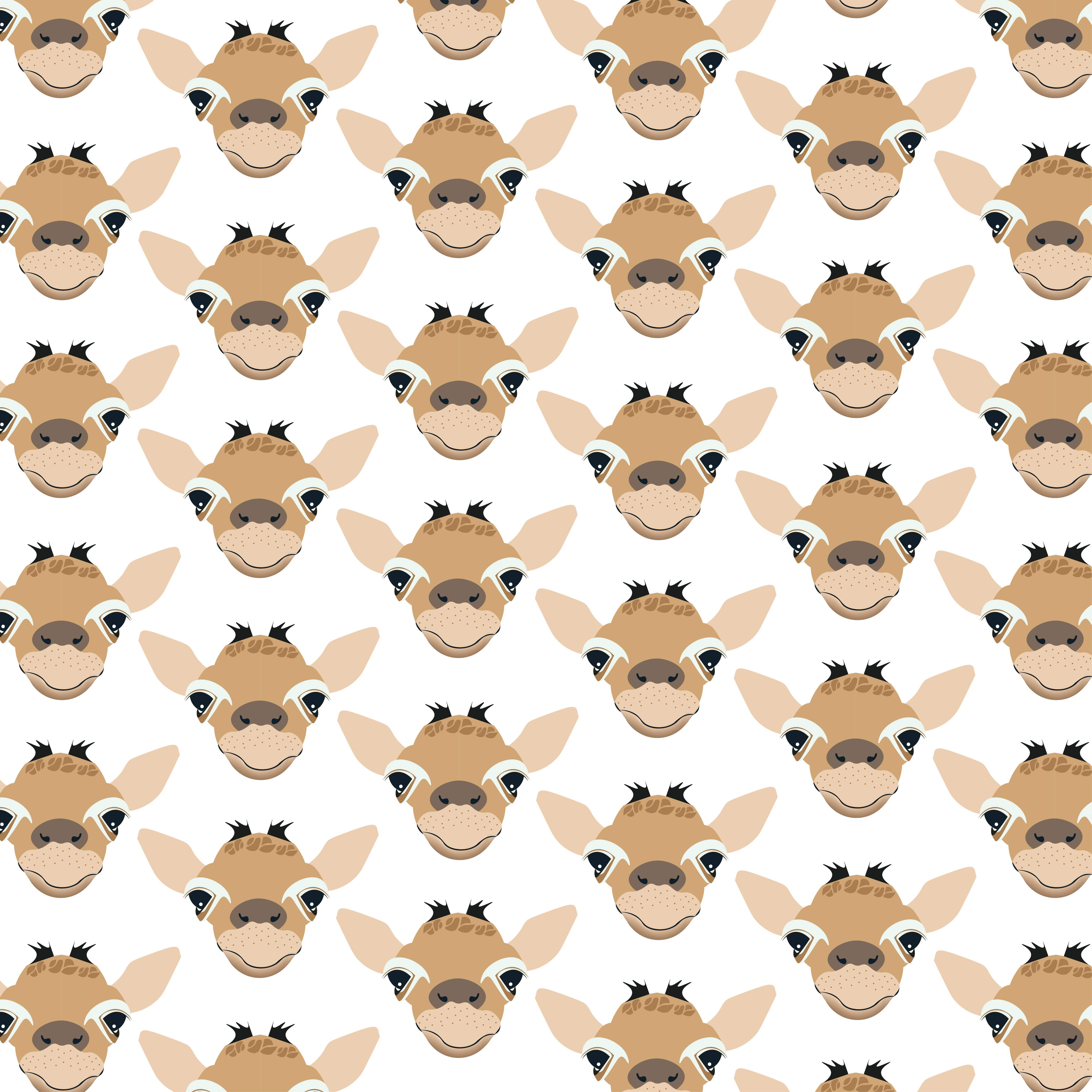 Baby Giraffes - Infant (4167x4167), Png Download