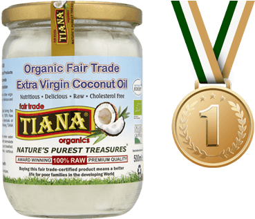 Pink Sun - Tiana Organic Virgin Coconut Oil (500ml) (560x320), Png Download