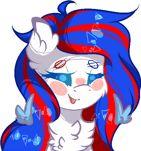 Mauuwde, Chest Fluff, Chibi, Colored Wings, Female, - Cartoon (500x500), Png Download