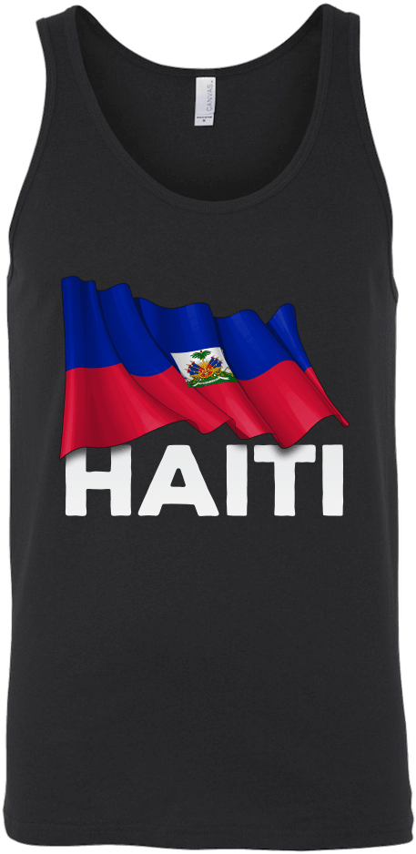 Haiti Flag Tank - Shirt (1024x1024), Png Download
