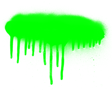 Spray Paint Can Png For Kids - Spray Paint Drips (385x315), Png Download