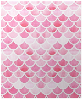 Watercolor Fish Scales - Mermaid Scales Watercolor (400x400), Png Download