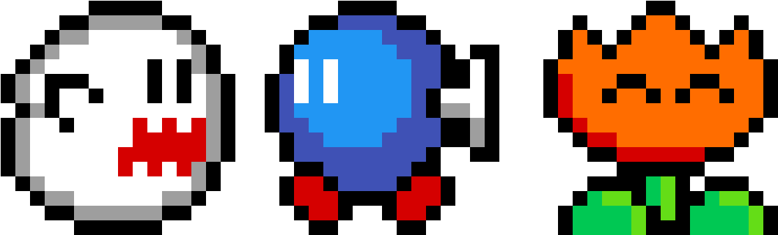 Mario Pixel Art (1197x672), Png Download