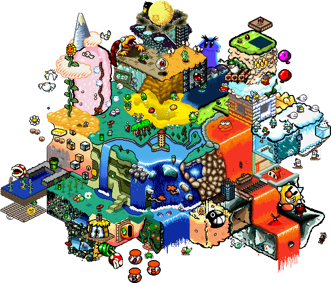 Png - Super Mario World 2 Yoshi's Island End (706x587), Png Download